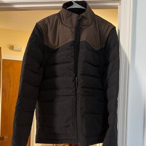 O'Neill Men's Black and Brown Puffer Jacket